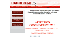 Desktop Screenshot of hammertimeonlineauctions.com